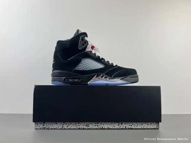 Official Maikesneakers Air Metallic HF3975-001 5 Reimagined Jordan Black 0421
